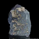 Pyrite on Fluorite - image 1