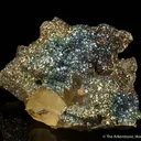 Pyrite on Fluorite - image 2