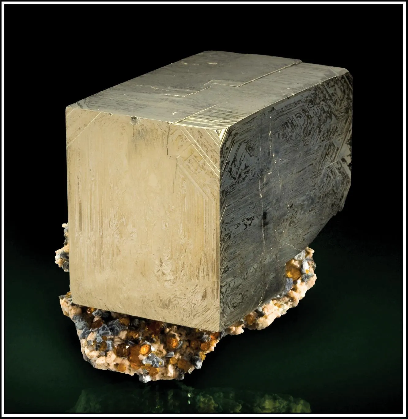 Pyrite on Garnet - image 1