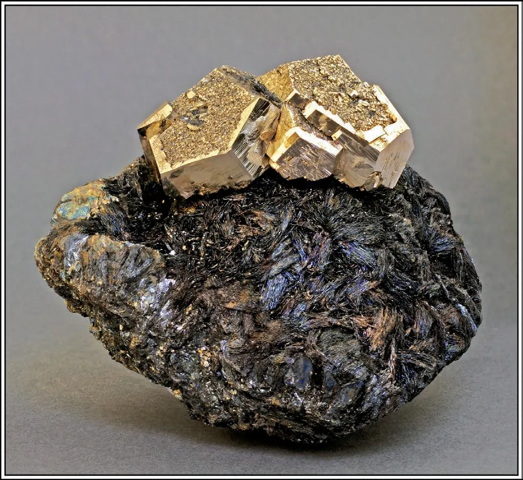 Pyrite on Hematite - image 1
