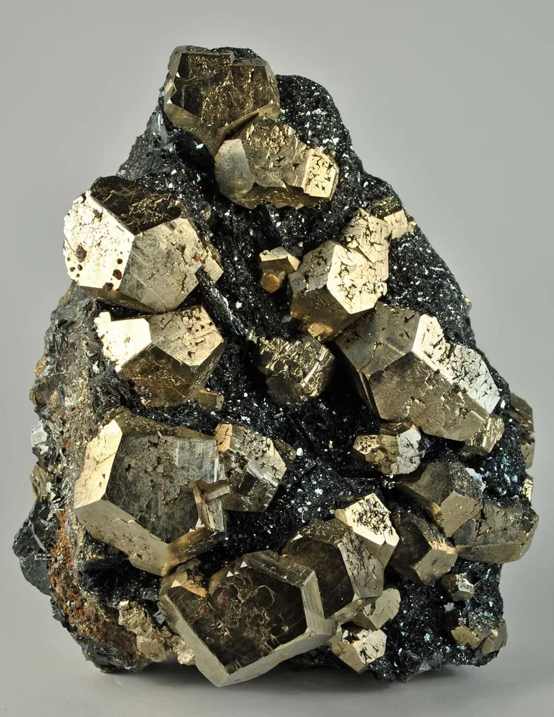Pyrite on Hematite image