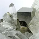 Pyrite on Quartz - image 2