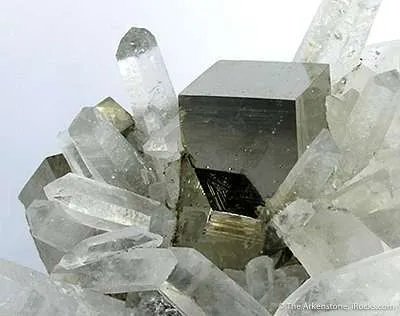 Pyrite on Quartz - image 2