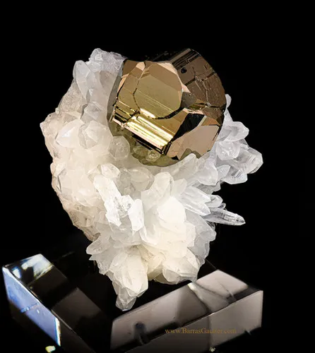 Pyrite on Quartz - image 2