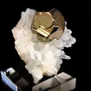 Pyrite on Quartz - image 2