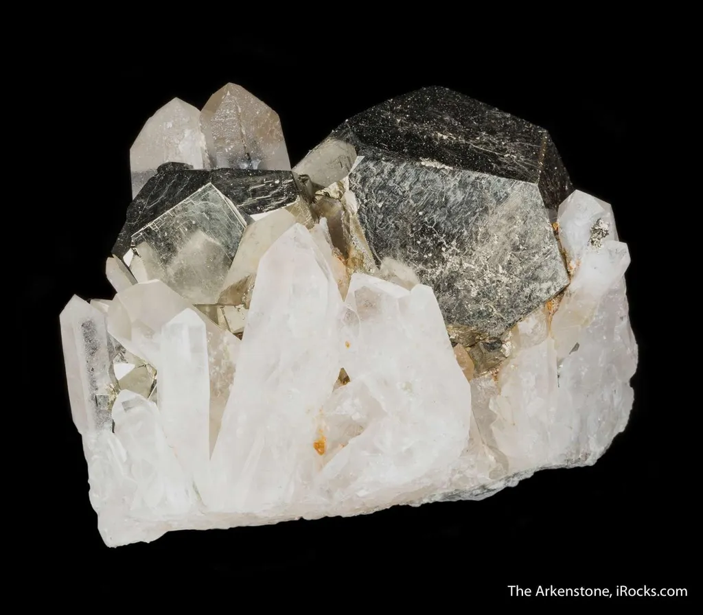 Pyrite on Quartz - image 6