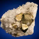 Pyrite on Quartz - image 1
