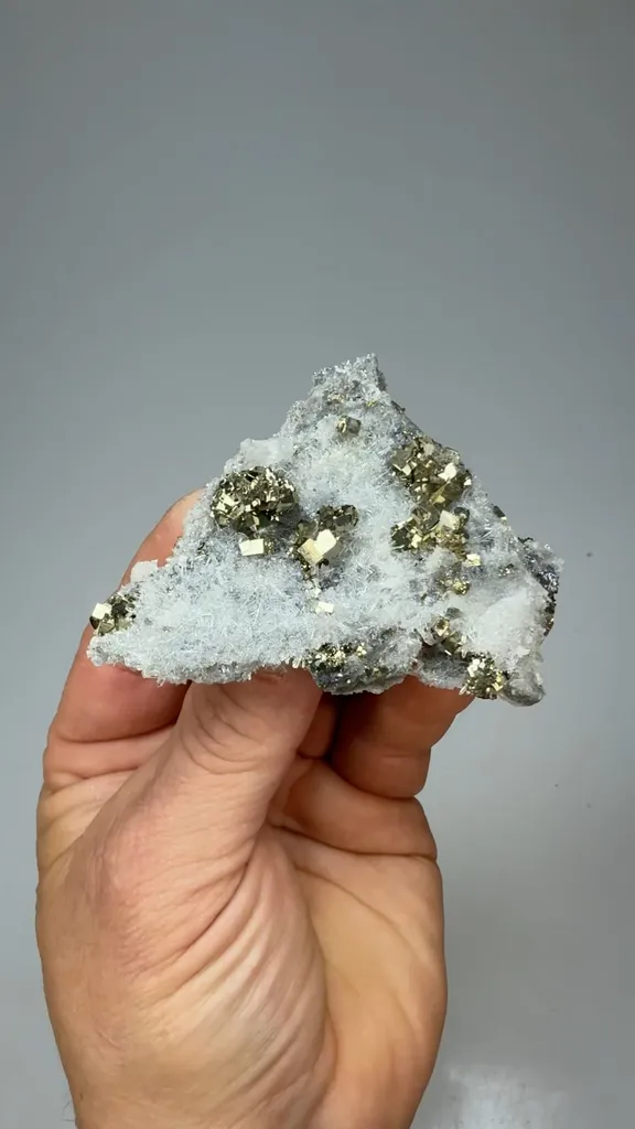 Pyrite on Quartz image