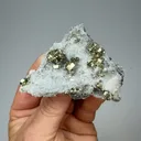 Pyrite on Quartz - image 1