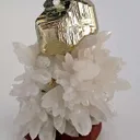 Pyrite on Quartz - image 1
