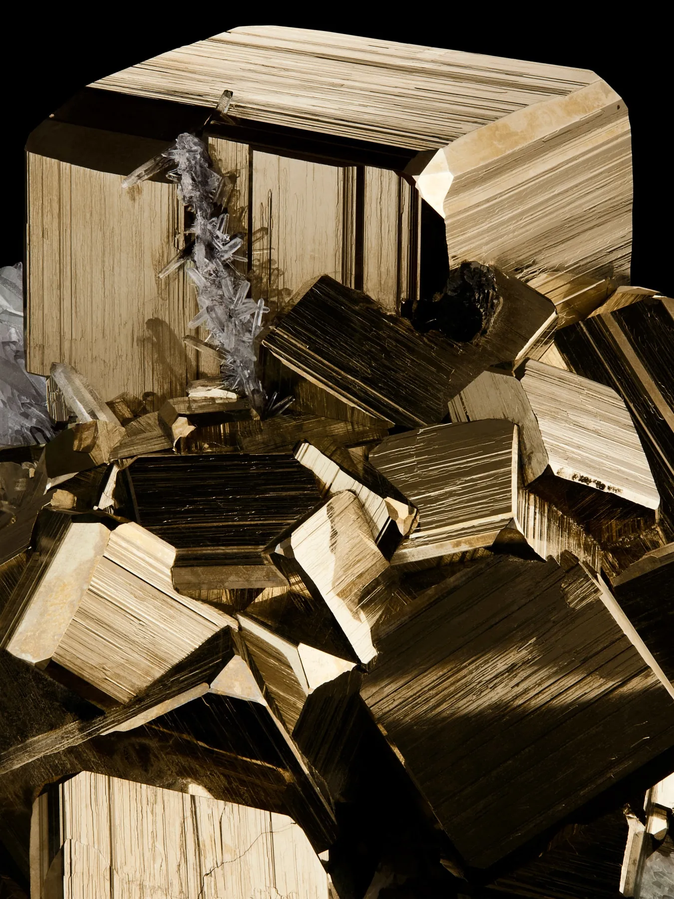 Pyrite on Quartz - image 2