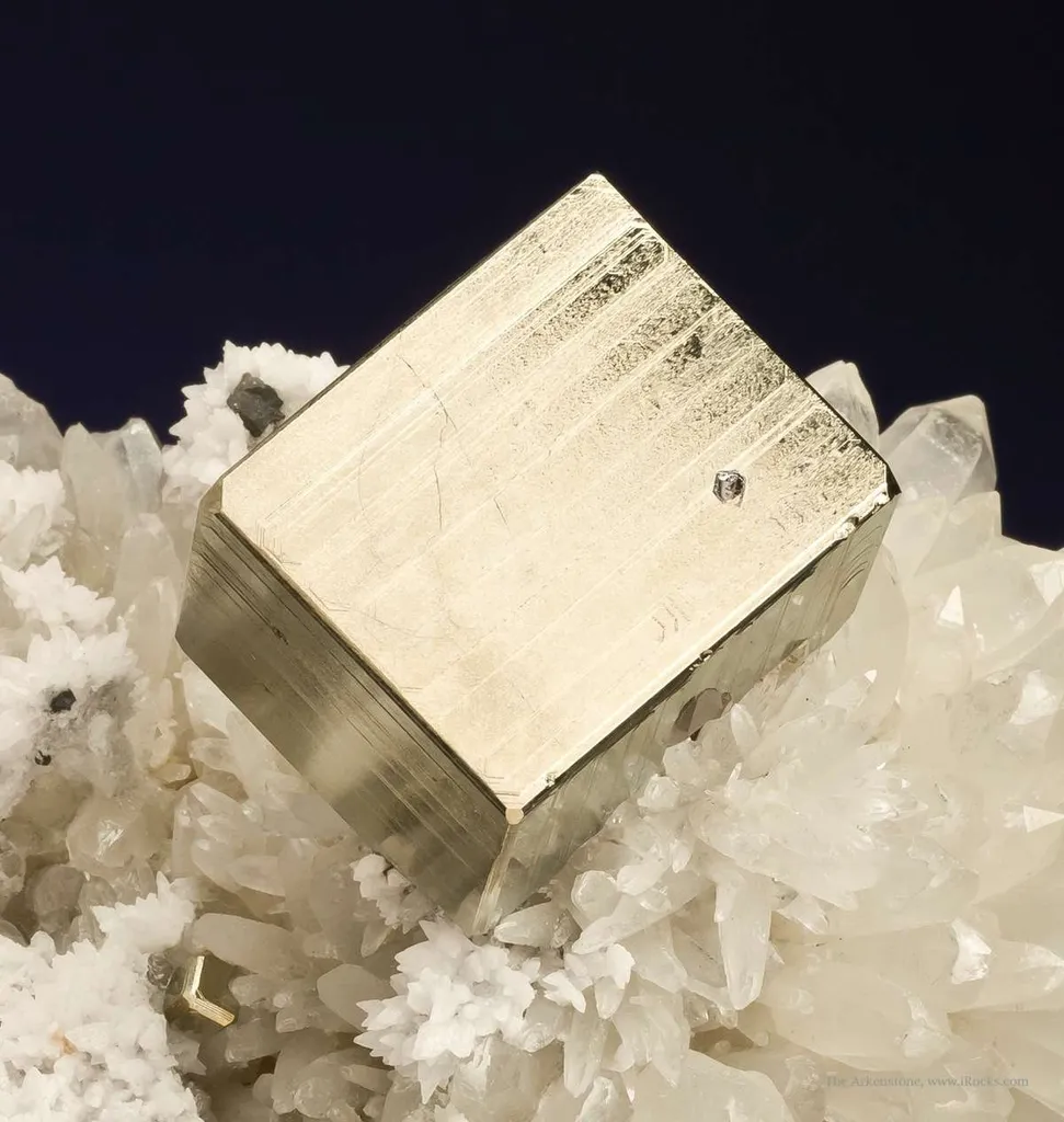 Pyrite on Quartz - image 2
