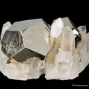 Pyrite on Quartz - image 1