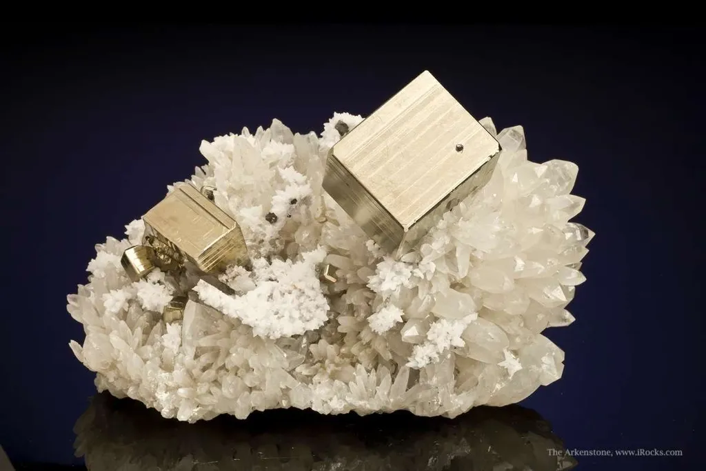Pyrite on Quartz - image 3