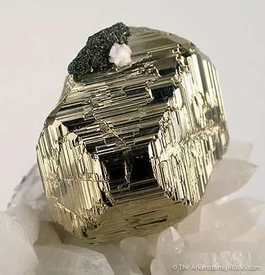 Pyrite on Quartz - image 2