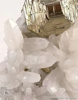 Pyrite on Quartz - image 4