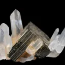 Pyrite on Quartz - image 3