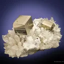 Pyrite on Quartz - image 6