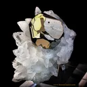 Pyrite on Quartz - image 1
