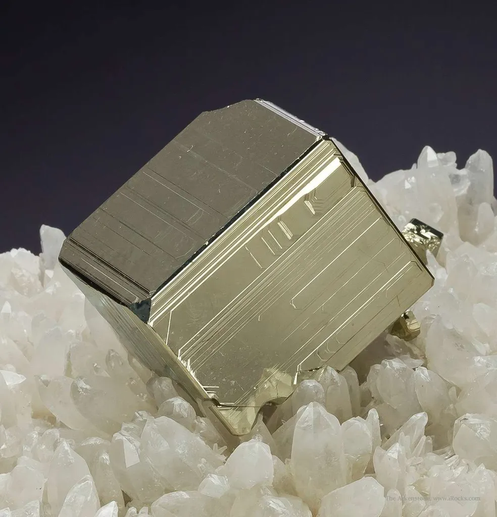 Pyrite on Quartz image