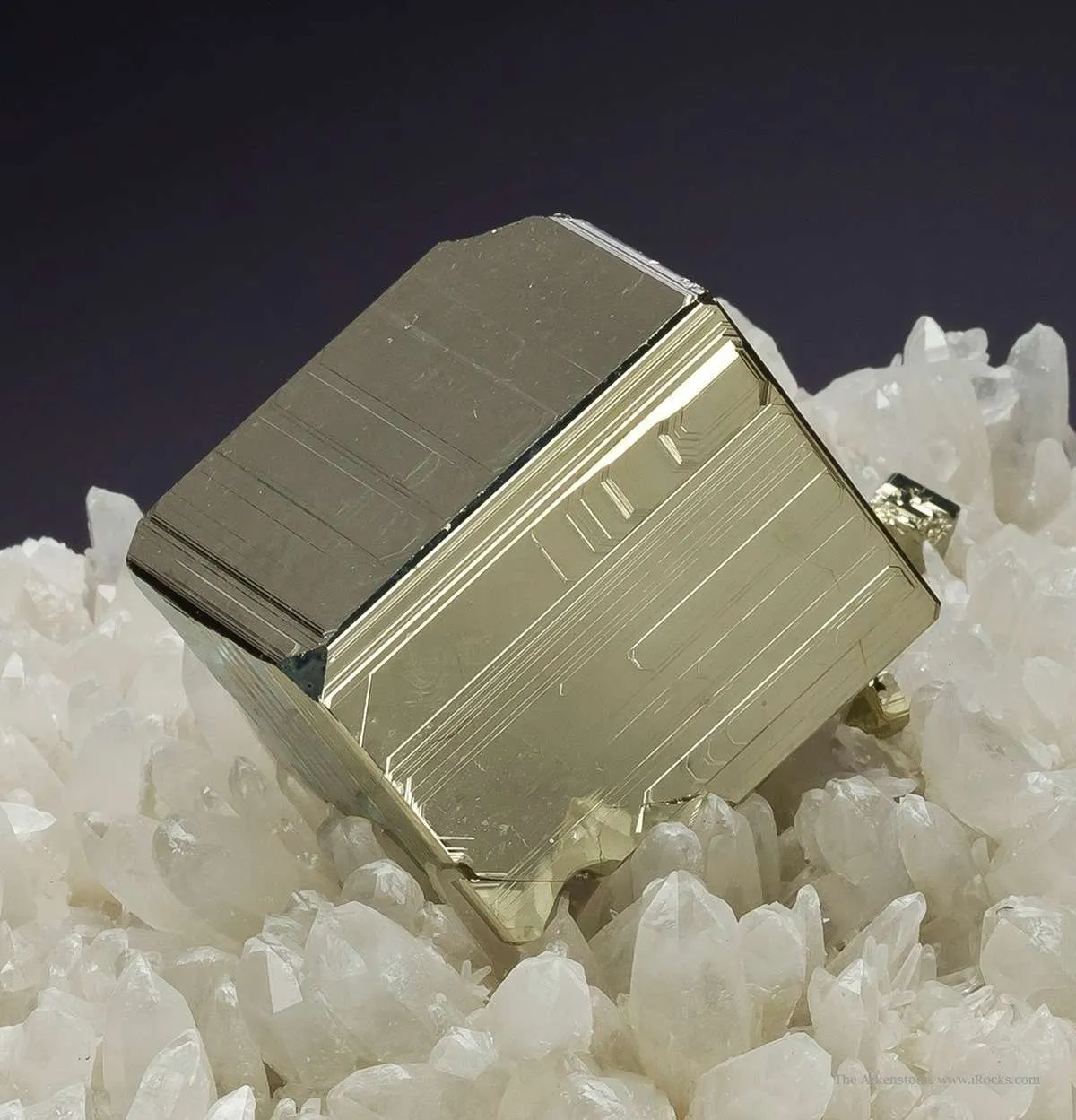 Pyrite on Quartz - image 1