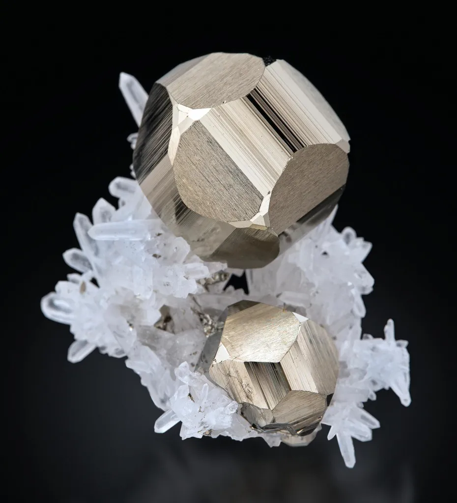 Pyrite on Quartz image