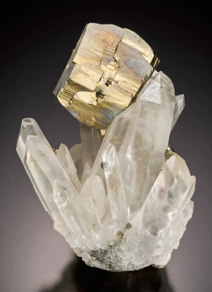 Pyrite on Quartz image