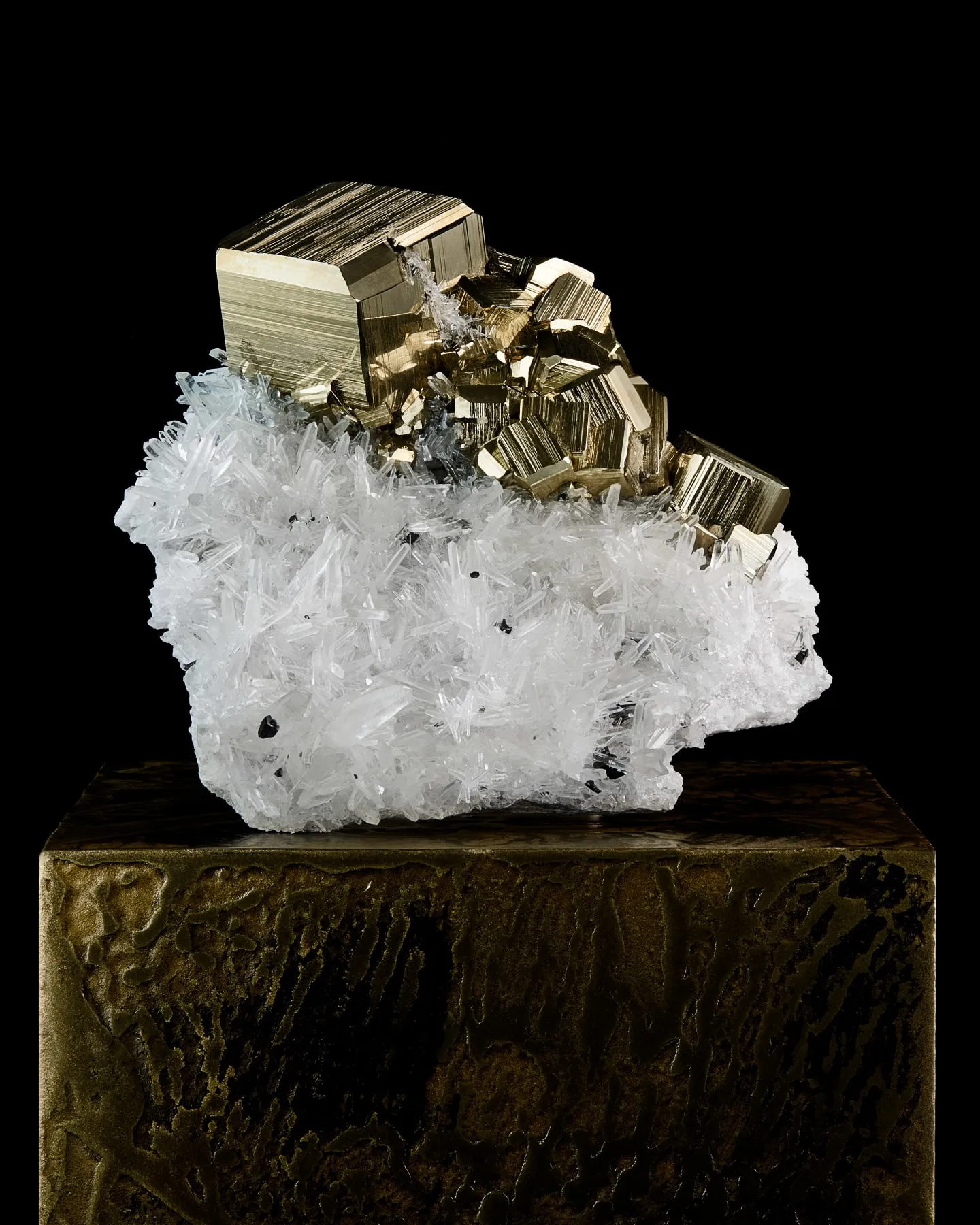 Pyrite on Quartz - image 3