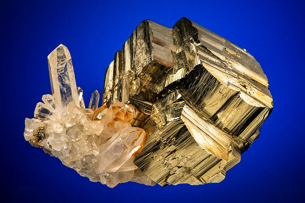 Pyrite on Quartz image