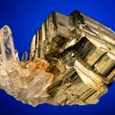 Pyrite on Quartz - image 1