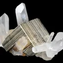 Pyrite on Quartz - image 1