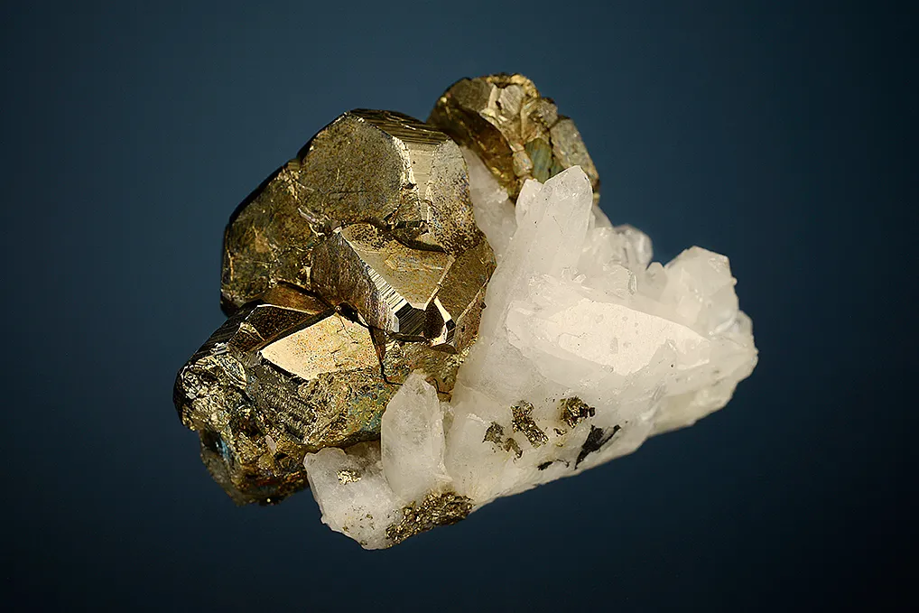 Pyrite on Quartz - image 2