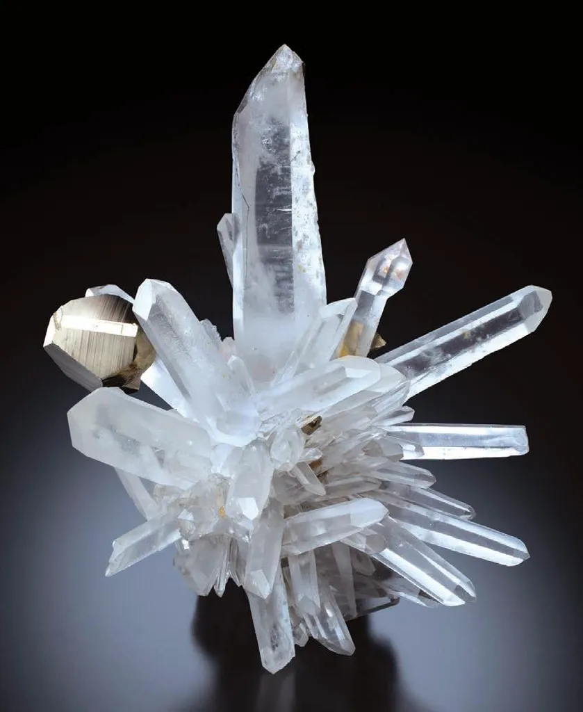 Pyrite on Quartz image