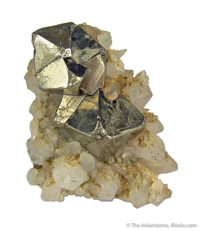 Pyrite on Quartz image