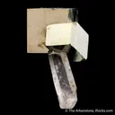 Pyrite on Quartz - image 4