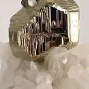 Pyrite on Quartz - image 3