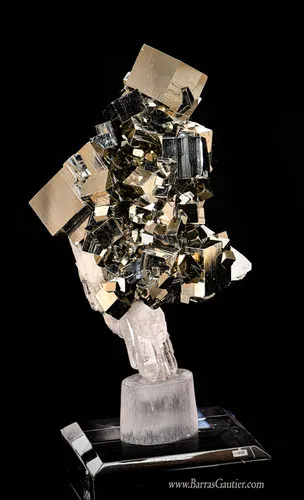 Pyrite on Quartz image
