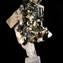 Pyrite on Quartz - image 1