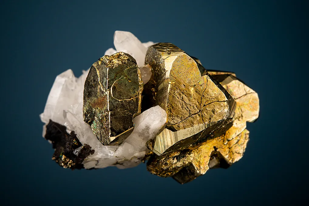 Pyrite on Quartz image