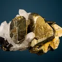 Pyrite on Quartz - image 1