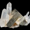Pyrite on Quartz - image 2