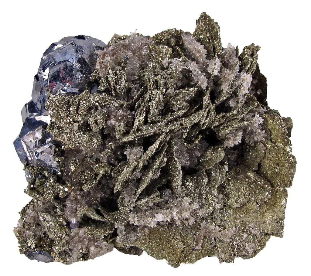 Pyrite Ps. After Pyrrhotite & Galena image