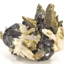 Pyrite Ps. After Pyrrhotite With Sphalerite & Quartz - image 4