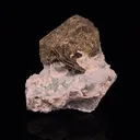 Pyrite ps. Pyrrhotite on Quartz - image 1