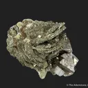 Pyrite ps. Pyrrhotite on Scheelite (fl) - image 10