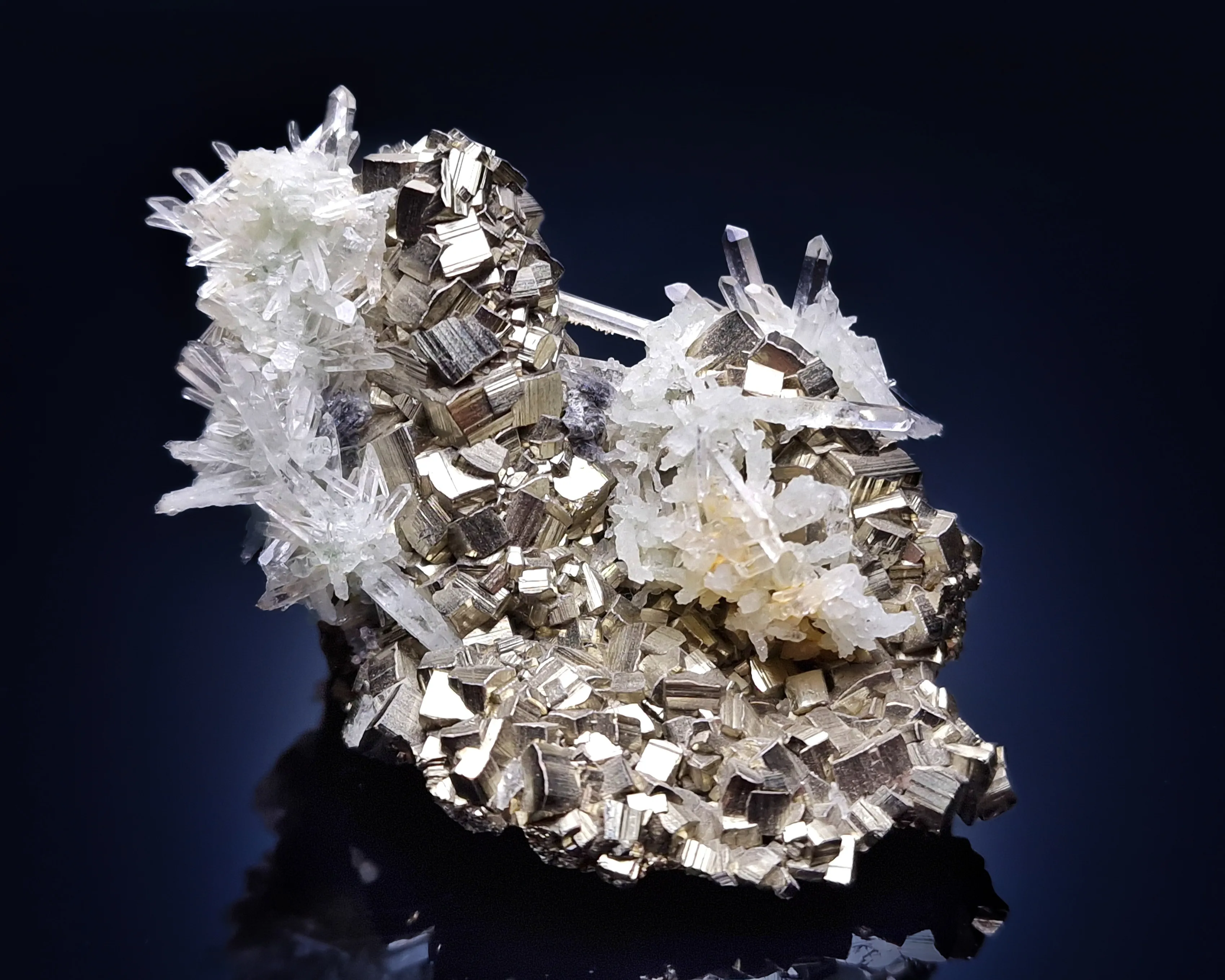 Pyrite, Quartz - image 1
