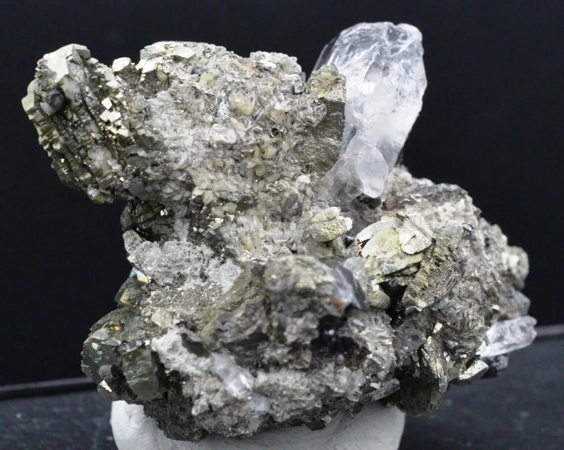 Pyrite quartz - 262 grams - Panasqueira, Portugal - image 2