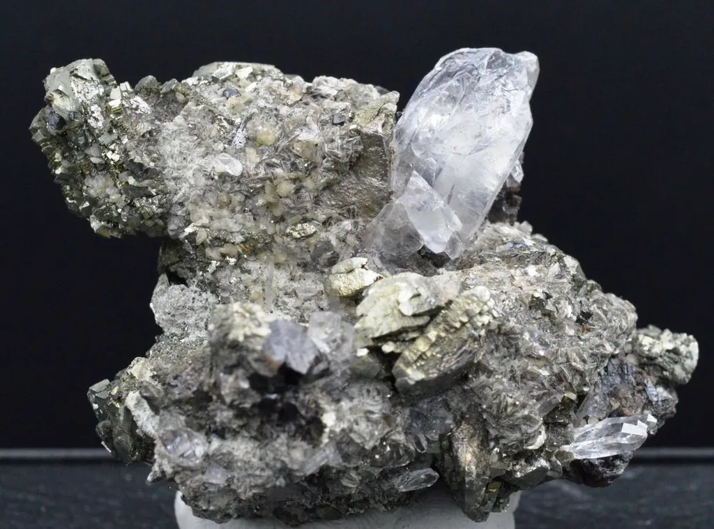 Pyrite quartz - 262 grams - Panasqueira, Portugal image