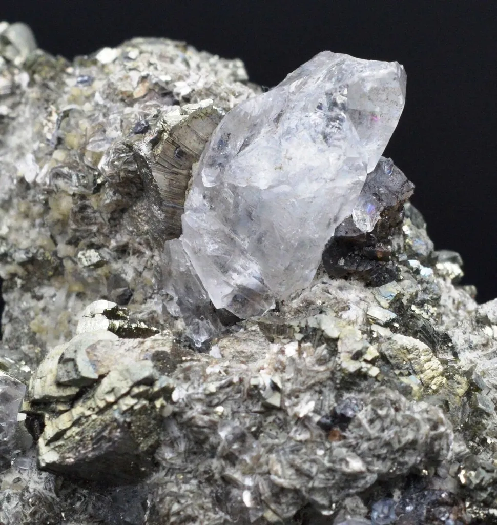 Pyrite quartz - 262 grams - Panasqueira, Portugal - image 3