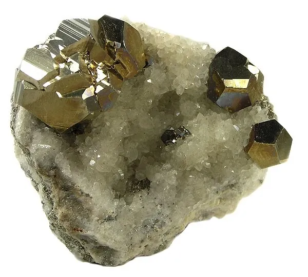 Pyrite, Quartz image